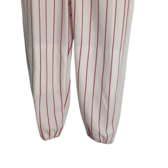 Reebok Size Youth Large Baseball Pants Red Stripe Pattern 100% Polyester NEW - Picture 4 of 12